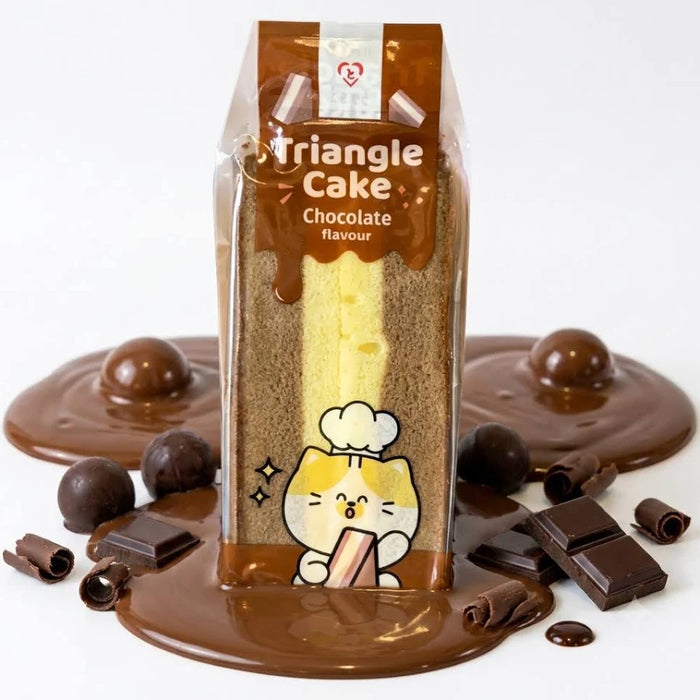 Tokimeki Triangle Sponge Cake Chocolate – Japanese-Style Soft Sponge Cake with Chocolate Flavour – 90 g