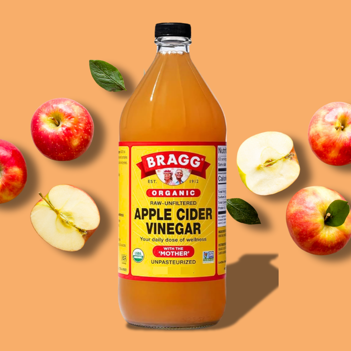 Bragg Bio Apfelessig – 473 ml | Roh & ungefiltert | 5 % Säuregehalt