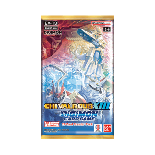Digimon Card Game – Extra Booster Chivalrous XIII [EX-13] – Display mit 24 Boostern – Englisch