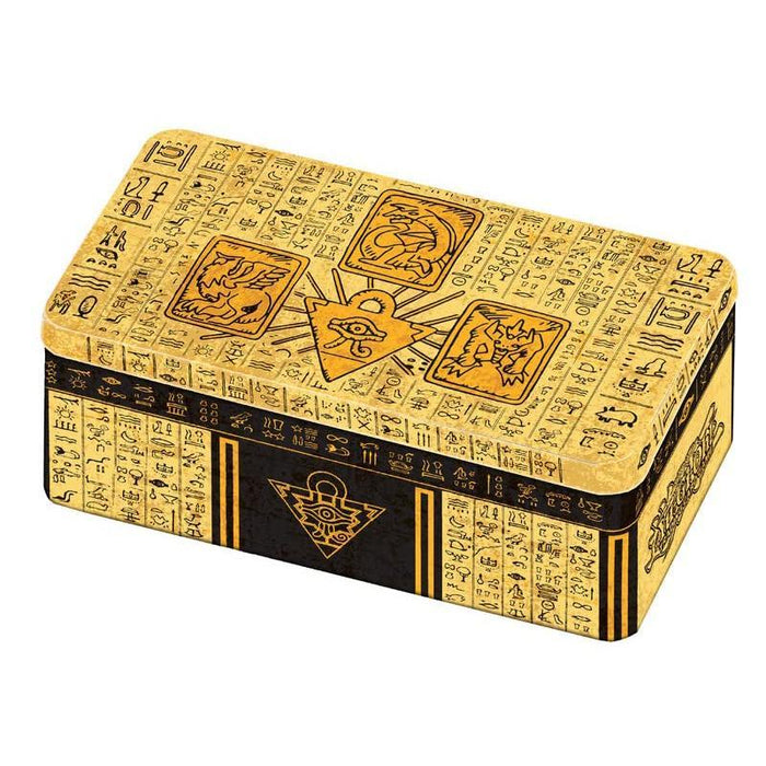 Yu‑Gi‑Oh! TCG 2022 Tin of The Pharaoh's Gods –  1. Auflage Deutsch (Megatin 2022) + Heartforcards® Versandschutz