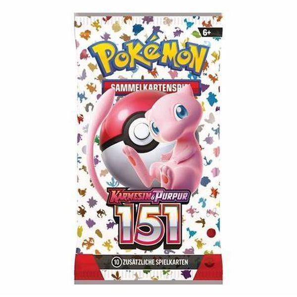 Pokémon TCG – Karmesin & Purpur 151 | Booster | Deutsch | 10 Karten