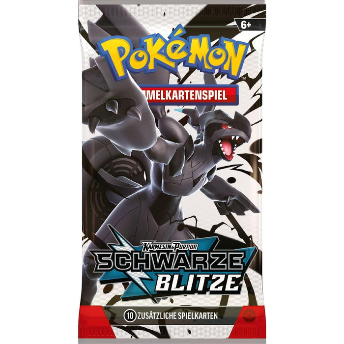 Schwarze Blitze Booster Pack (DE) Pokémon Scarlet & Violet | 10 Karten + Online-Code | Deutsch | TCG | heartforcards® Versandschutz
