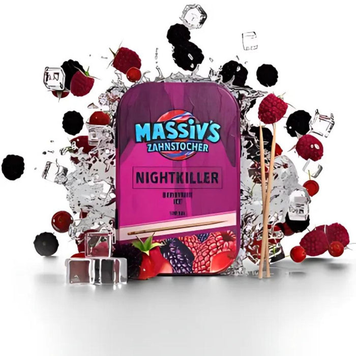 Massiv’s Zahnstocher (aromatisiert) – 100 Stück in Metalldose | , vegan, zuckerfrei, kalorienfrei | Urban Lifestyle by Rapper Massiv & Wunder