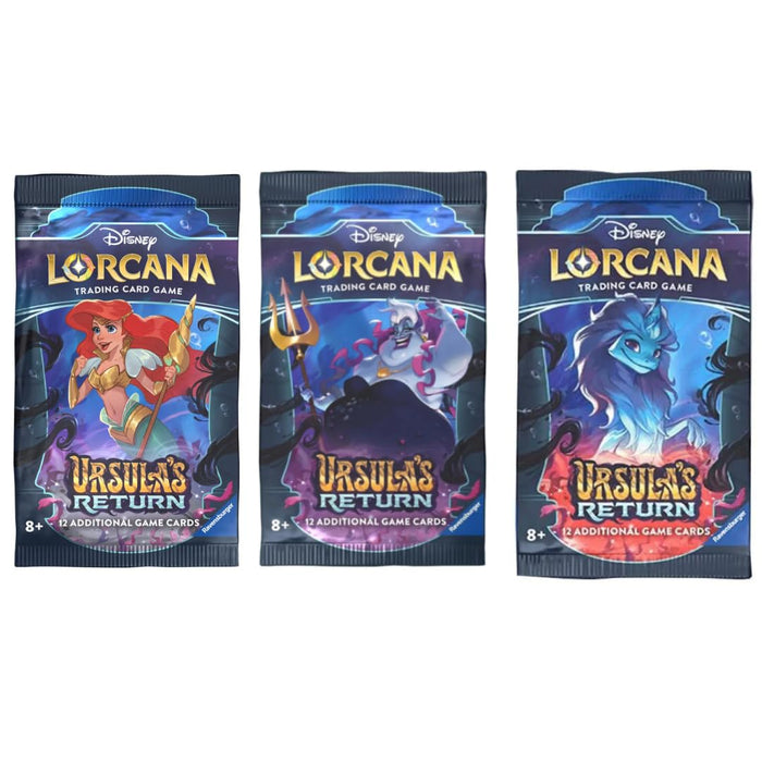 Lorcana Chapter 4: URSULAS Return Display- 24 Booster a 12 Karten - ENGLISCH + Heartforcards® Versandschutz