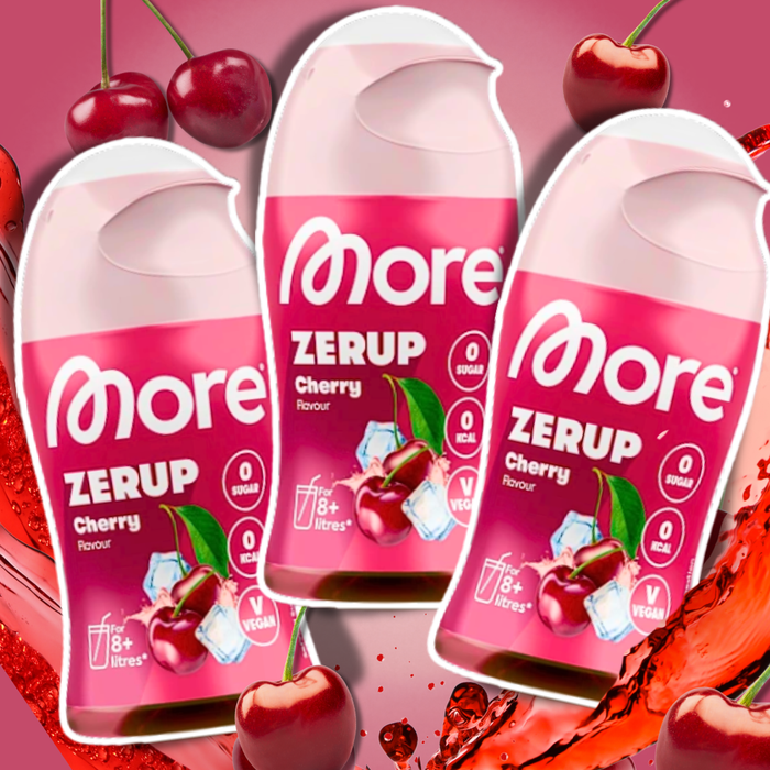 3x MORE Zerup Zero Sirup 65 ml – Zuckerfreier Getränkesirup, verschiedene Geschmacksrichtungen zur Auswahl