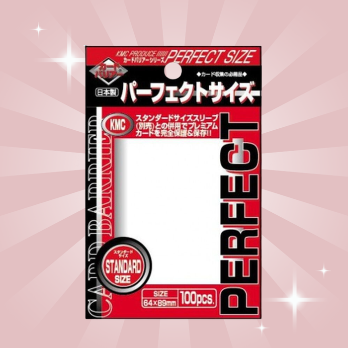 3x KMC Standard Sleeves – Perfect Size (3x100 Sleeves) – Standard Sleeves für Sammelkarten & TCG