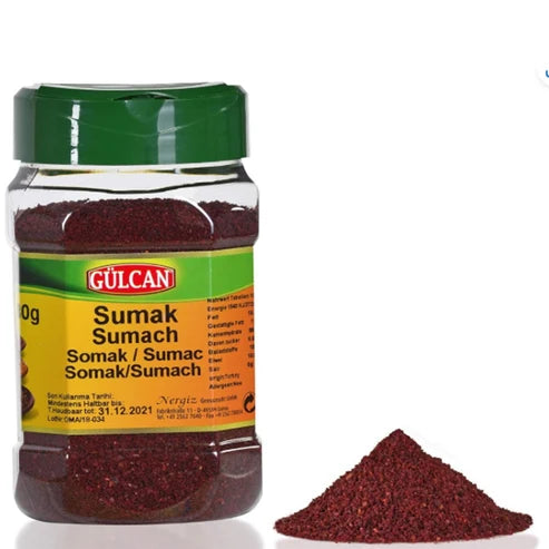 Gülcan Sumak Premium Orientalisches Gewürz Streudose – Natürlich Getrocknet [180g]