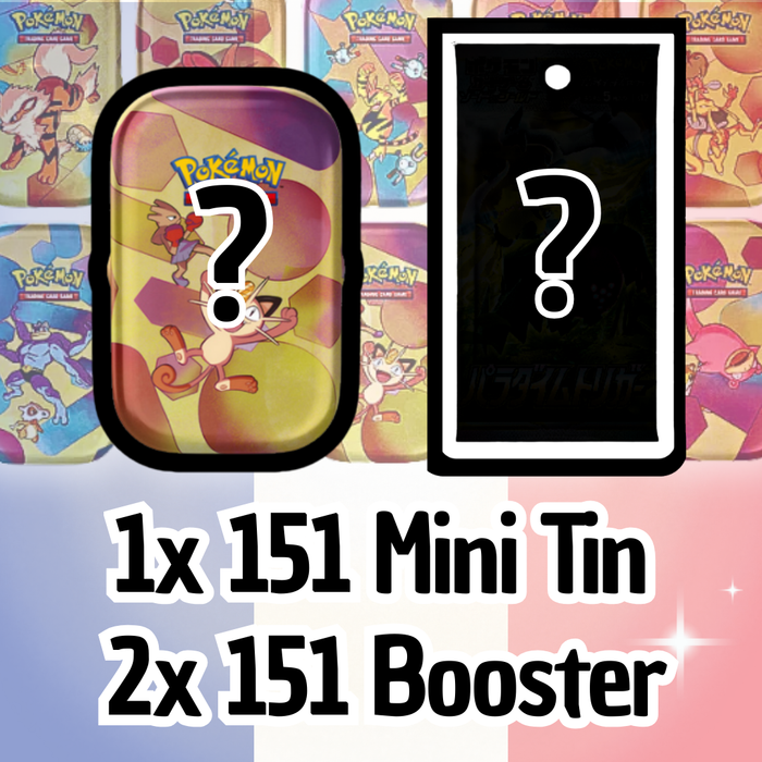 1x Pokémon 151 Mini Tin + 2 Booster Packs | Version Française | Modèle Aléatoire