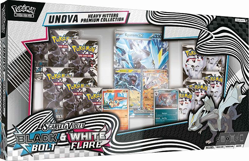 Pokémon TCG – Black & White Unova Heavy Hitters Premium Collection – Englisch – 12 Booster – Neu & OVP