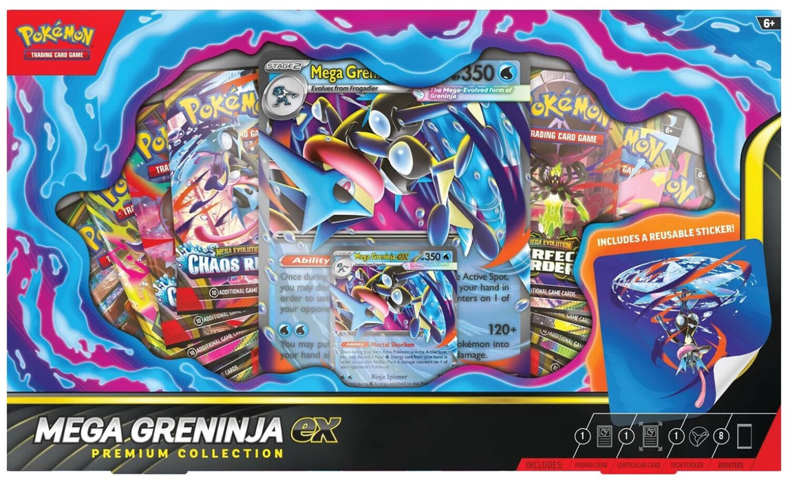 Pokémon TCG Mega Greninja ex Premium Collection – Englisch