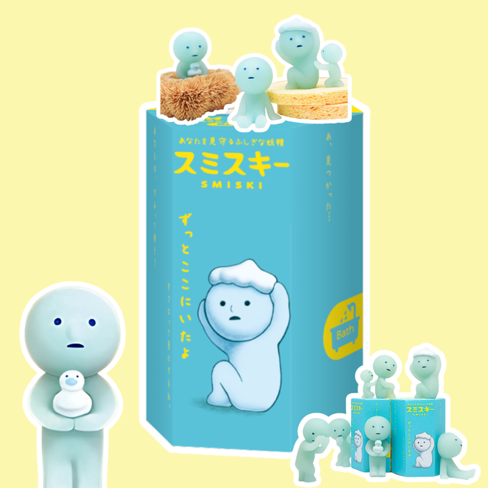 Original Smiski Bath-Serie – Leuchtende Sammelfigur Blindbox