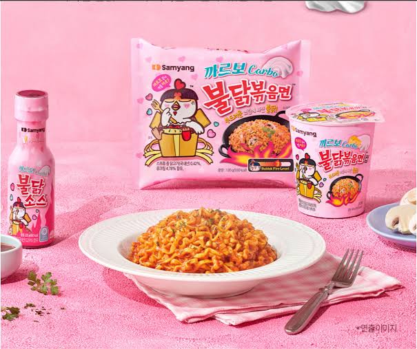 Samyang Buldak Hot Chicken Carbonara Ramen – 10 × 130 g