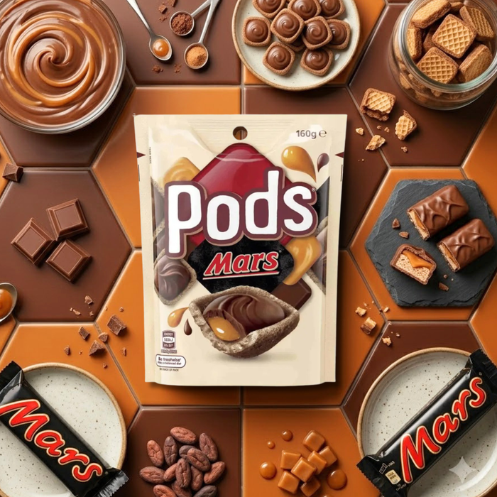 Pods MARS Knusprige Keks-Snacks mit Milchschokolade 160g