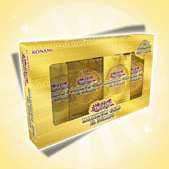 Yu-Gi-Oh! Maximum Gold El Dorado Box Deutsch – 4 Packs mit 28 Karten