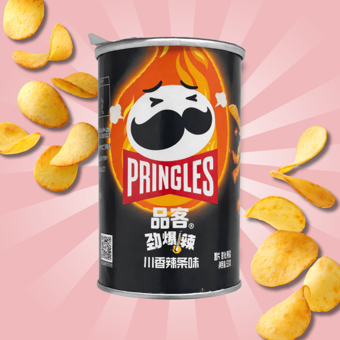 Pringles Sichuan Spicy Strips – 53 g | Knuspriger Snack mit würzig-scharfem Sichuan-Aroma