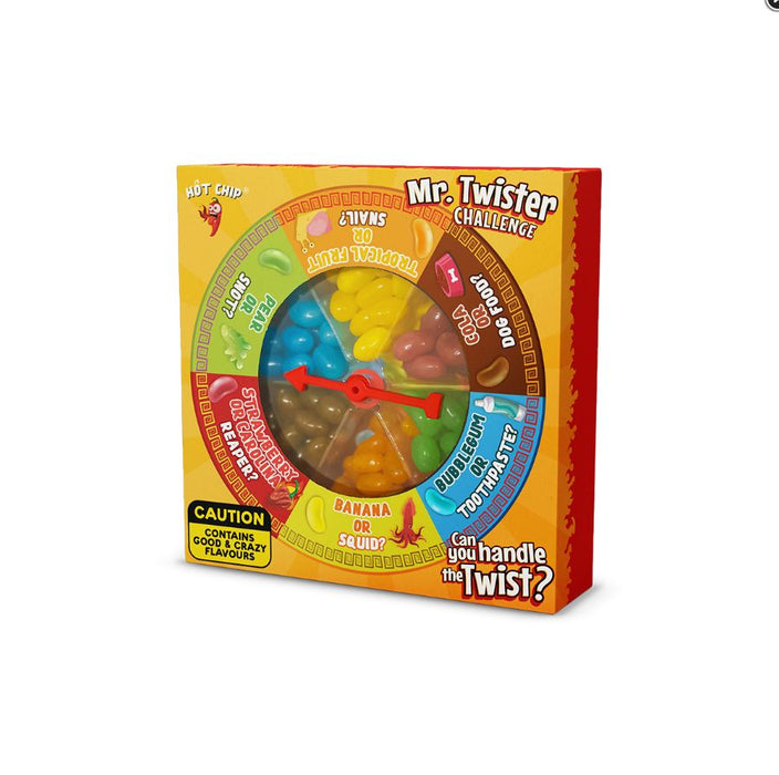Mr. Twister Jelly Beans Challenge 120 g – Extreme Süß-Sauer-Scharf Jelly Beans | Lustige Candy-Challenge